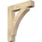 Ekena Millwork Thorton Block Rough Sawn Bracket, Douglas Fir, 4"W x 22"D x 26"H BKT04X22X26THR05RDF - alternate 1
